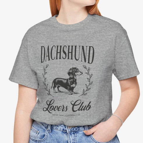 Dachshund Tee for Women - Dachshund Lovers Club Shirt for Women