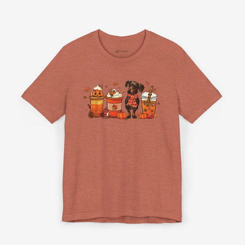 Dachshund T- Shirt for Women - Dachshund Autumn Shirt