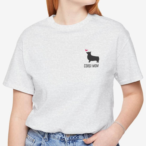 Corgi T- Shirt for Women - Corgi Mom Tee for Women