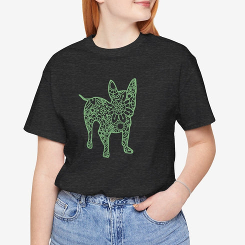 Frenchie Mandala T-Shirt - French Bulldog Shirt for Women