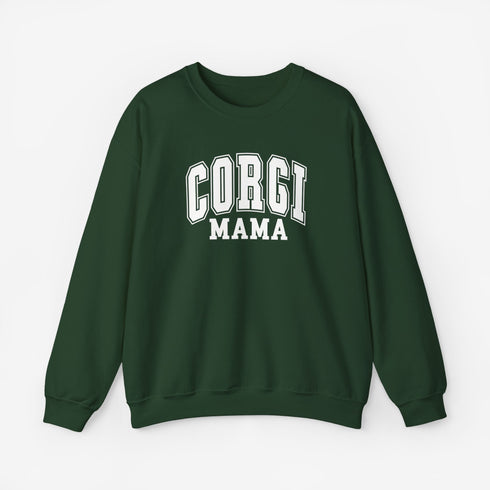 Corgi Sweatshirt for Women - Corgi Mom Crew Sweatshirt