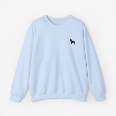French Bulldog Sweatshirt for Women - Cute Frenchie Crew Sweatshirt