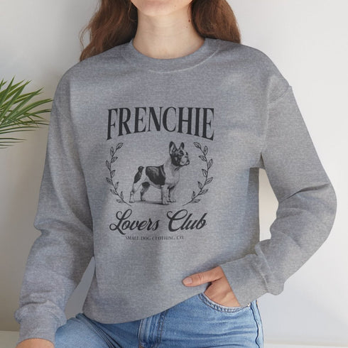 French Bulldog Sweatshirt for Women - Frenchie Lovers Club Sweatshirt