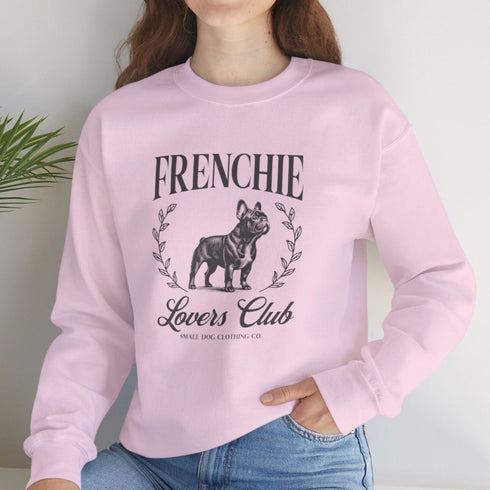 Black French Bulldog Sweatshirt for Women - Frenchie Lovers Club Sweatshirt