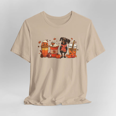 Dachshund T- Shirt for Women - Dachshund Autumn Shirt
