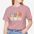 corgi t shirt for women. Color orchid