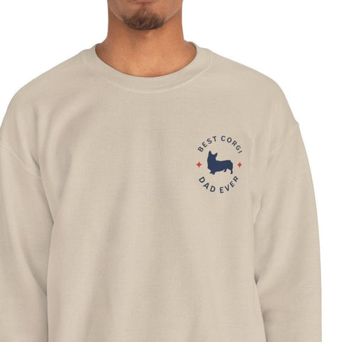 Corgi Sweatshirt for Men - Corgi Dad Sweatshirt for Men
