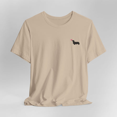 Longhaired Dachshund T- Shirt for Women