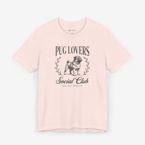 Pug Shirt for Women - Pug Lovers Club Tee