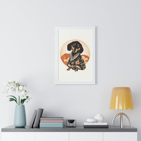 Dachshund Framed Poster - Dachshund Wall Art