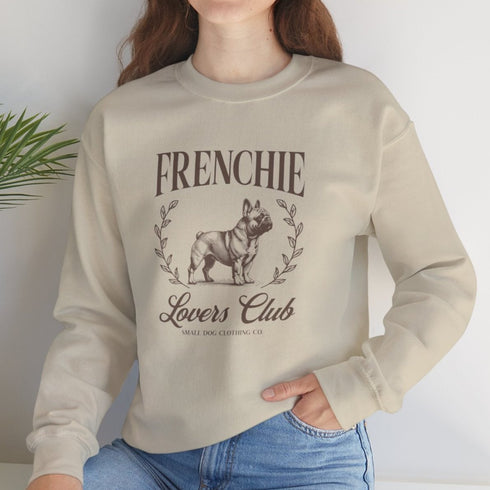 French Bulldog Sweatshirt for Women - Frenchie Lovers Club Sweatshirt