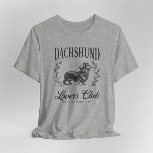 Longhaired Dachshund Shirt for Women - Dachshund Lovers Club Tee