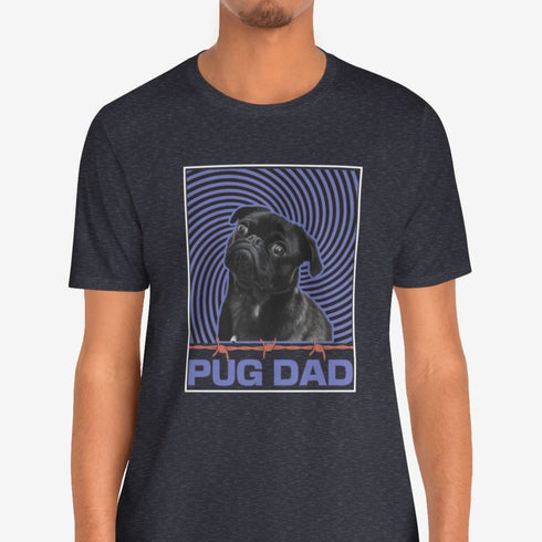 Pug Dad Shirt - Pug T- Shirt for Men - Pug Lover Tee