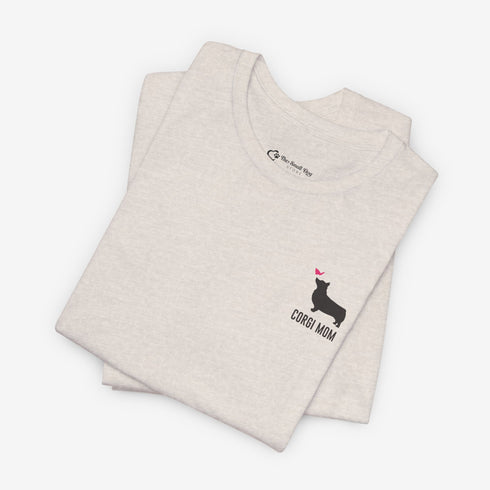 Corgi T- Shirt for Women - Corgi Mom Tee for Women