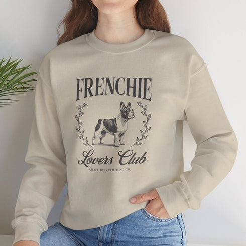 French Bulldog Sweatshirt for Women - Frenchie Lovers Club Sweatshirt