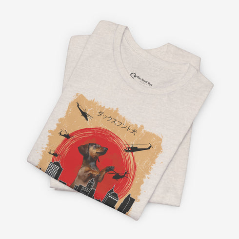 Dachshund Funny Dachshundzilla T-Shirt - Dachshund Shirt