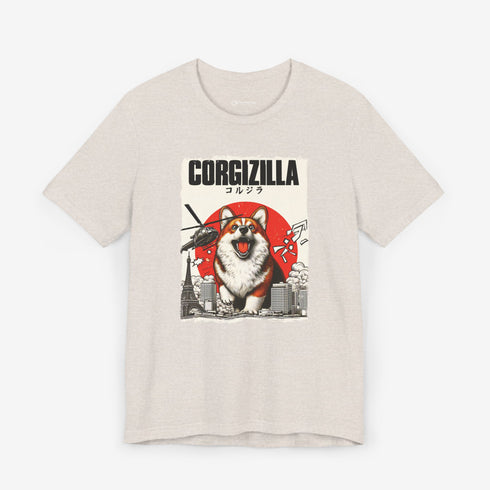 Corgi T-Shirt - Corgizilla Funny Corgi Shirt for Women