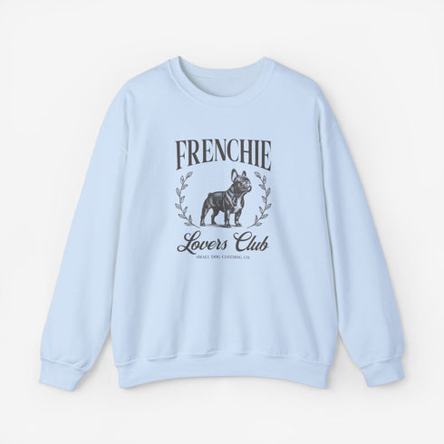 Black French Bulldog Sweatshirt for Women - Frenchie Lovers Club Sweatshirt