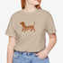 Dachshund Shirt for Women - Floral Dachshund Tee