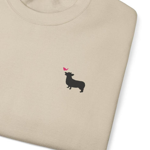 Corgi Sweatshirt for Women - Cute Corgi Crew Sweatshirt