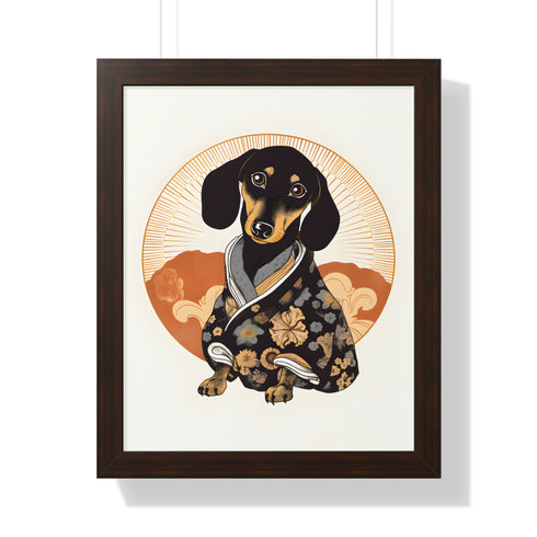 Dachshund Framed Poster - Dachshund Wall Art