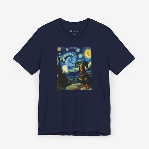 Dachshund Tee for Women - Dachshund Van Gogh T- Shirt