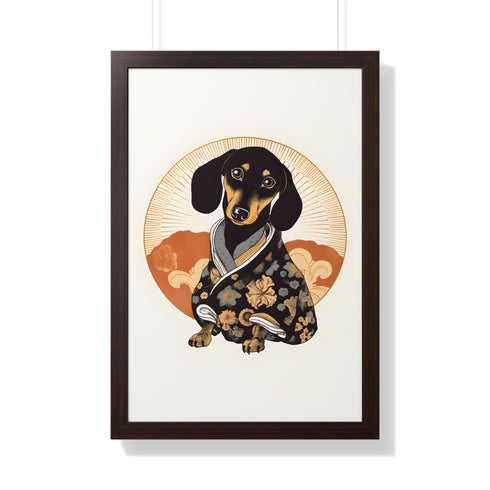 Dachshund Framed Poster - Dachshund Wall Art