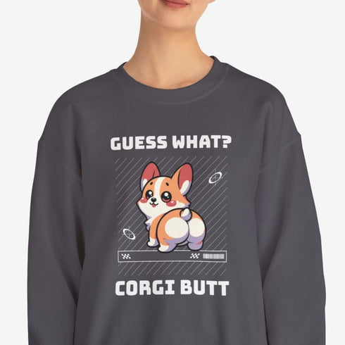 Funny Corgi Sweatshirt for Women - Corgi Crew Sweatshirt