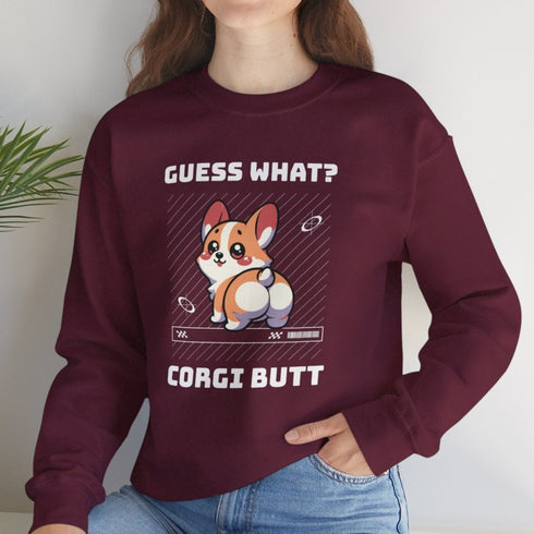 Funny Corgi Sweatshirt for Women - Corgi Crew Sweatshirt