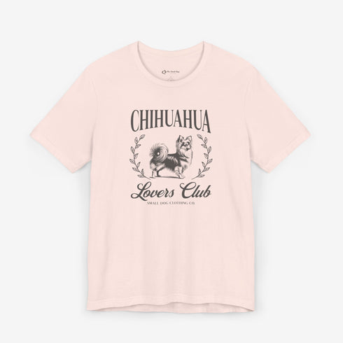 Longhaired Chihuahua Shirt for Women - Chihuahua Lovers Club Tee