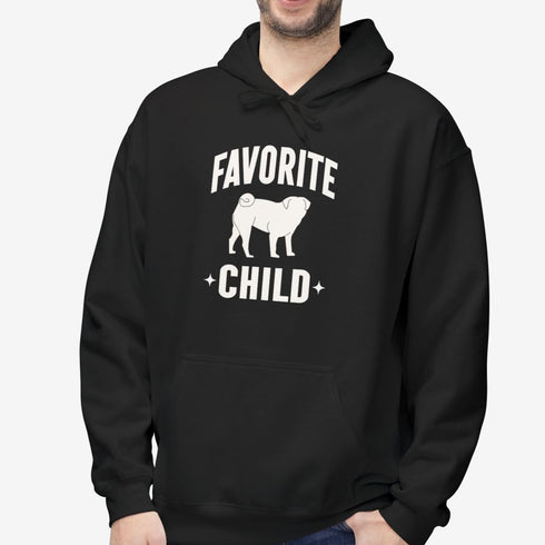 Pug Hoodie for Men - Funny Pug Dad Hoodie