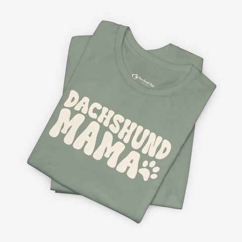 Dachshund Mama Retro Shirt - Dachshund Mom T-Shirt