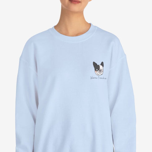 French Bulldog Sweatshirt for Women - Cute Frenchie Sweatshirt