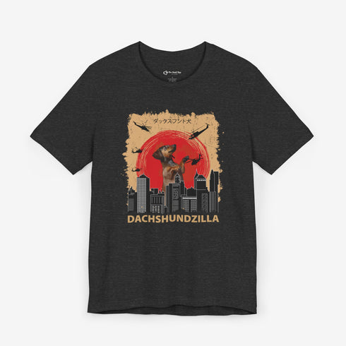 Dachshund Funny Dachshundzilla T-Shirt - Dachshund Shirt