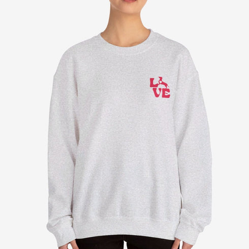 Dachshund Sweatshirt for Women - Dachshund Love Sweatshirt