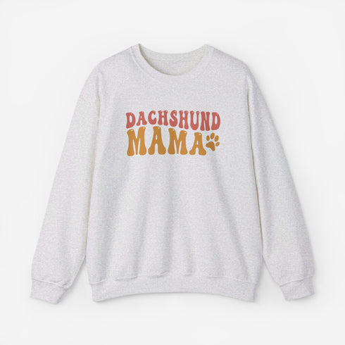Dachshund Sweatshirt for Women - Dachshund Mom Crew Sweatshirt