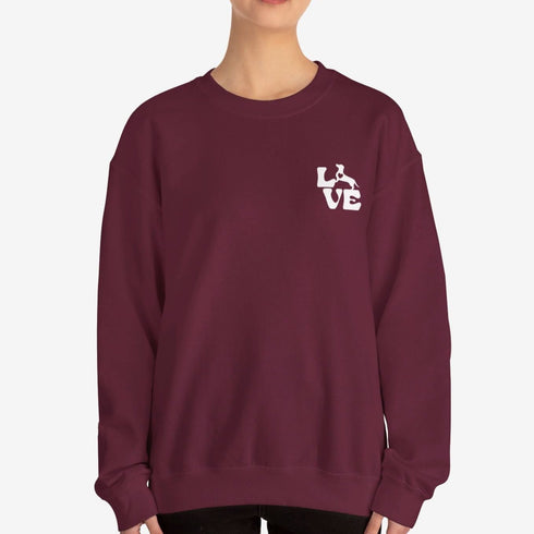 Dachshund Sweatshirt for Women - Dachshund Love Sweatshirt