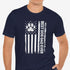 American Flag Dog Dad Tee - Dog Dad Gift