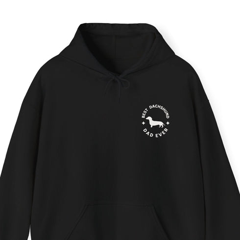 Dachshund Hoodie - Best Dachshund Dad Ever - Dachshund Gift