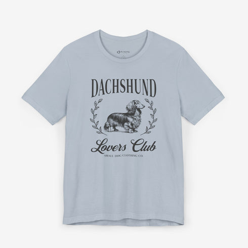 Longhaired Dachshund Tee for Women - Dachshund Lovers Club Shirt