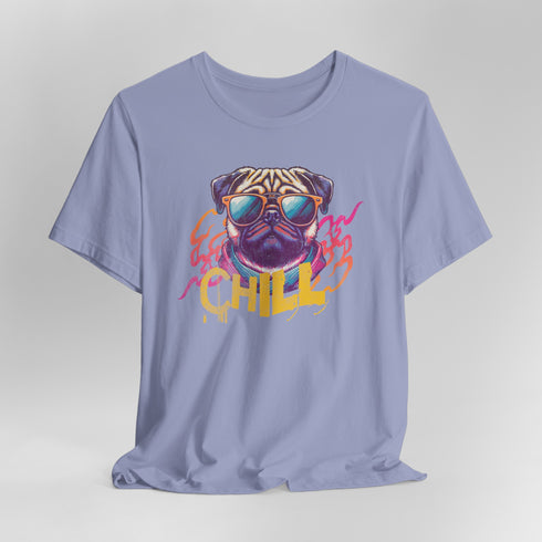 Pug Graphic T-Shirt - Pug Shirt for Women