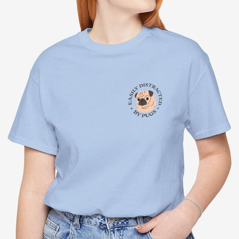 Pug Funny T- Shirt for Women - Pug Tee for Women