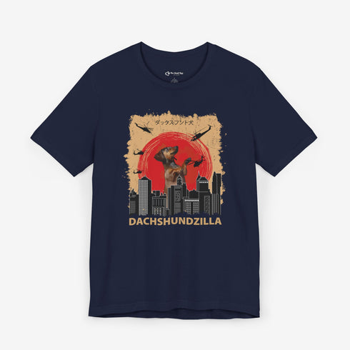 Dachshund Funny Dachshundzilla T-Shirt - Dachshund Shirt