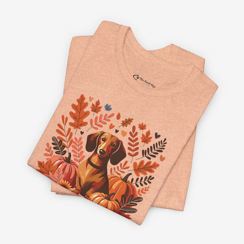 Dachshund Fall Shirt for Women - Dachshund Autumn Tee