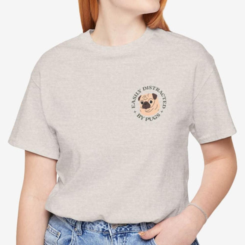 Pug Funny T- Shirt for Women - Pug Tee for Women