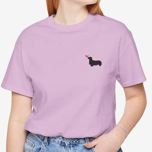 Longhaired Dachshund T- Shirt for Women