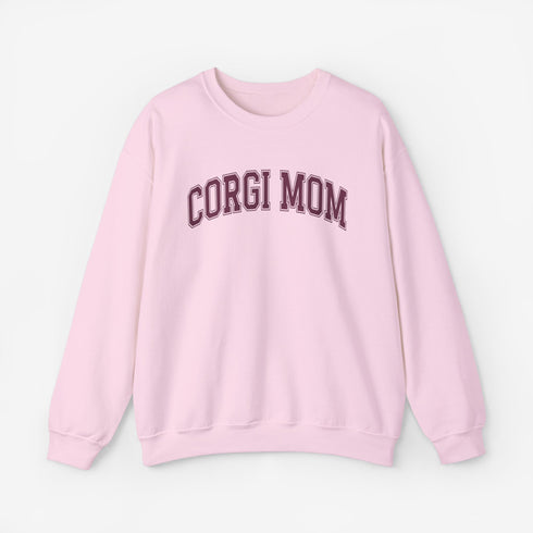 Corgi Sweatshirt for Women - Corgi Mom Crew Sweatshirt