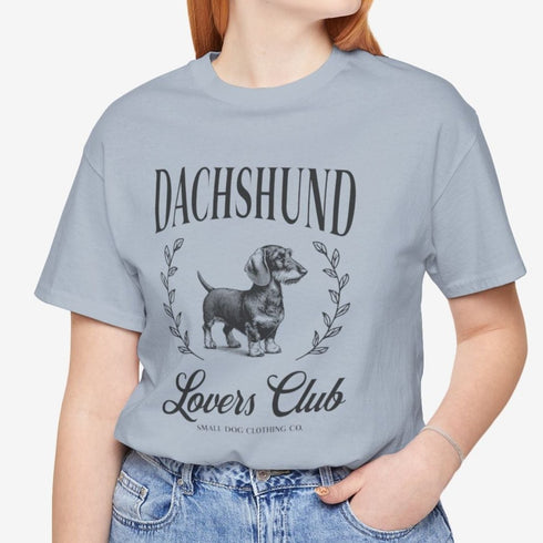 Wirehaired Dachshund Tee for Women - Dachshund Lovers Club Shirt