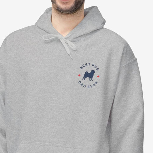 Pug Dad Hoodie for Men - Best Pug Dad Gift