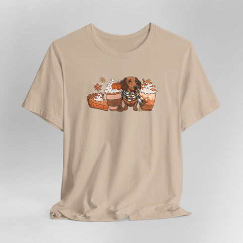 Dachshund Fall Tee - Dachshund Shirt for Women